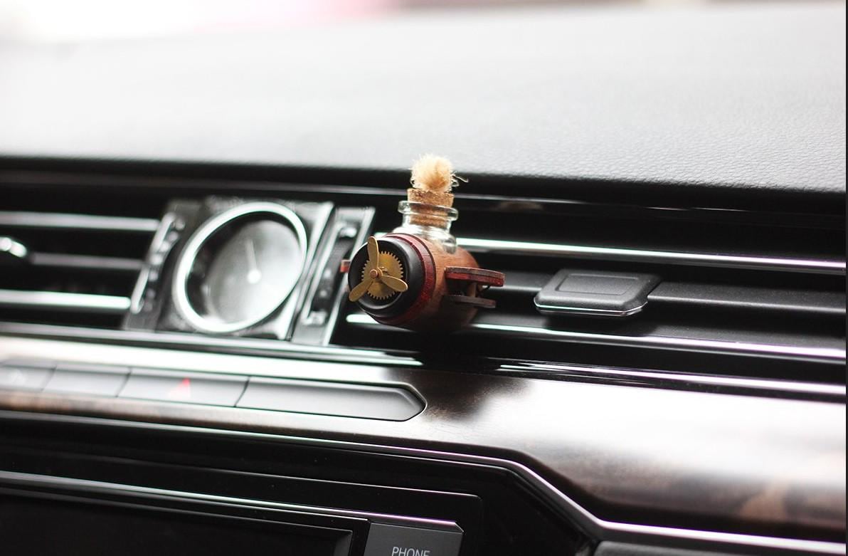 Mini Airplane Wooden Car Essential Oil Diffuser | Cute Car Accessory