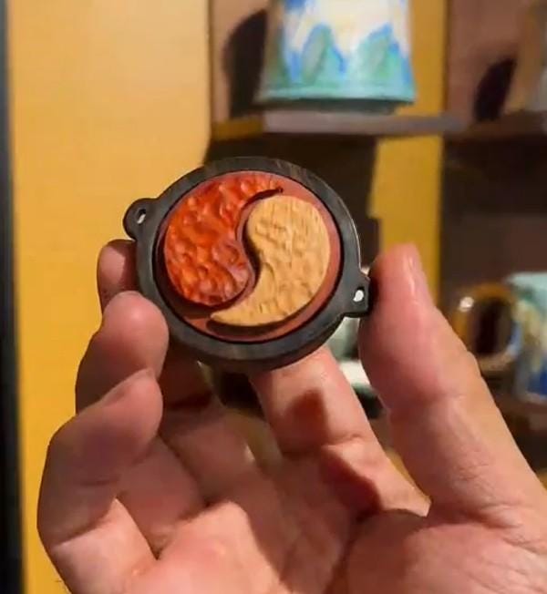 Handmade Wooden Hot Pot Shaped Fridge Magnet | Funny Foodie Gift Idea