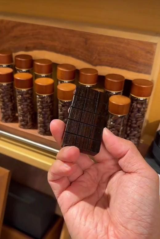 Handmade Wooden Black Chocolate Lighter