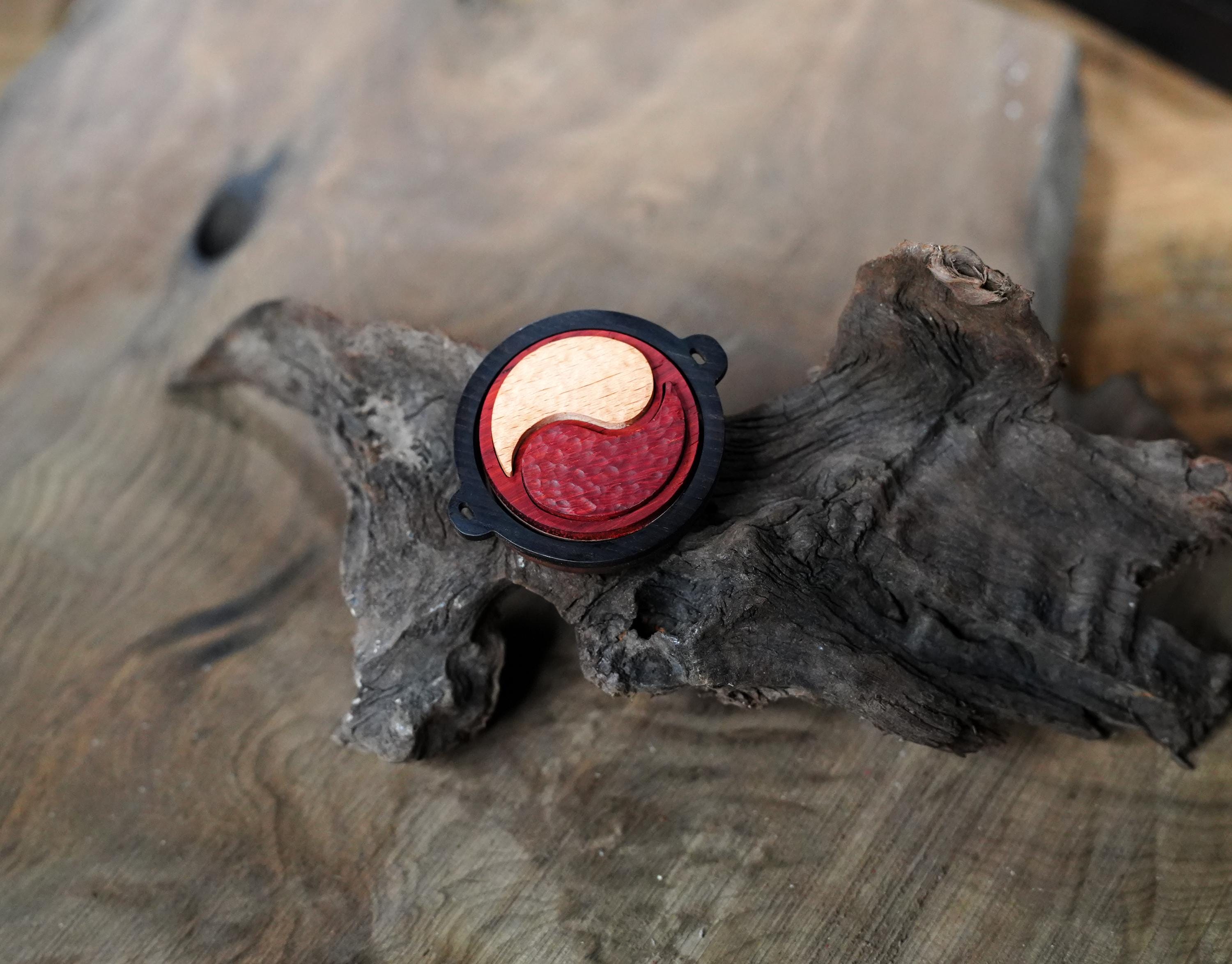 Handmade Wooden Hot Pot Shaped Fridge Magnet | Funny Foodie Gift Idea
