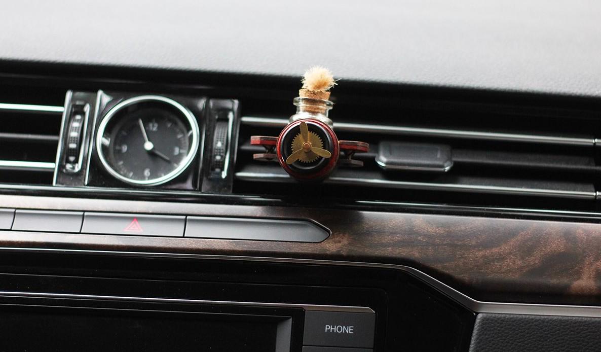 Mini Airplane Wooden Car Essential Oil Diffuser | Cute Car Accessory