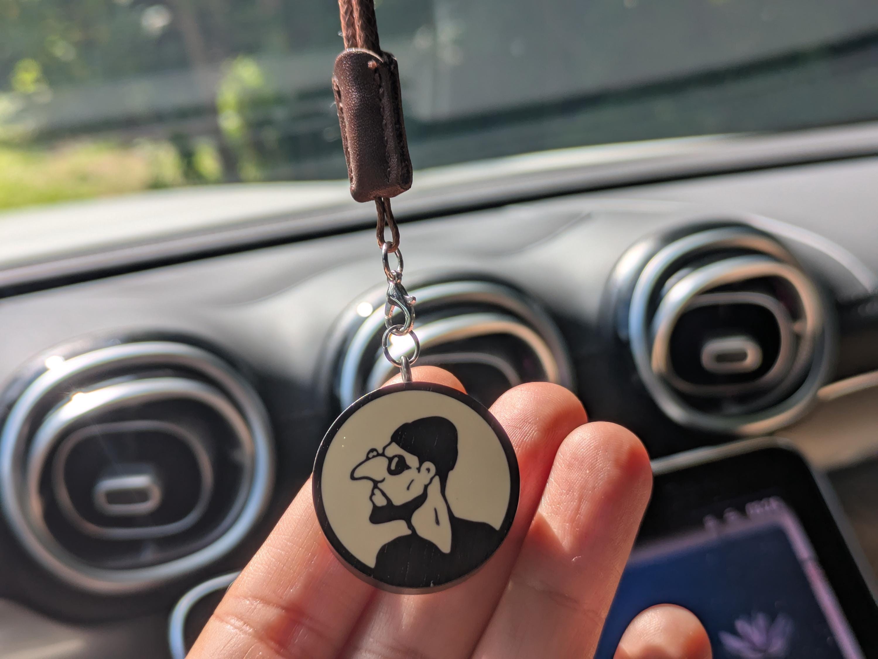 Léon The Professional Wooden Charm | Home Decor Or Car Accessory