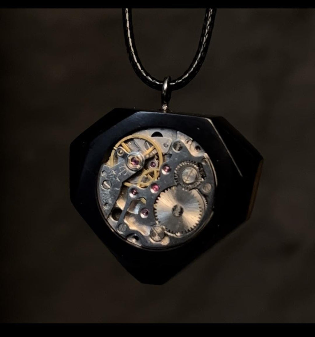 Wooden Industrial Punk Style Car Charm | Unique Gift For Boyfriend
