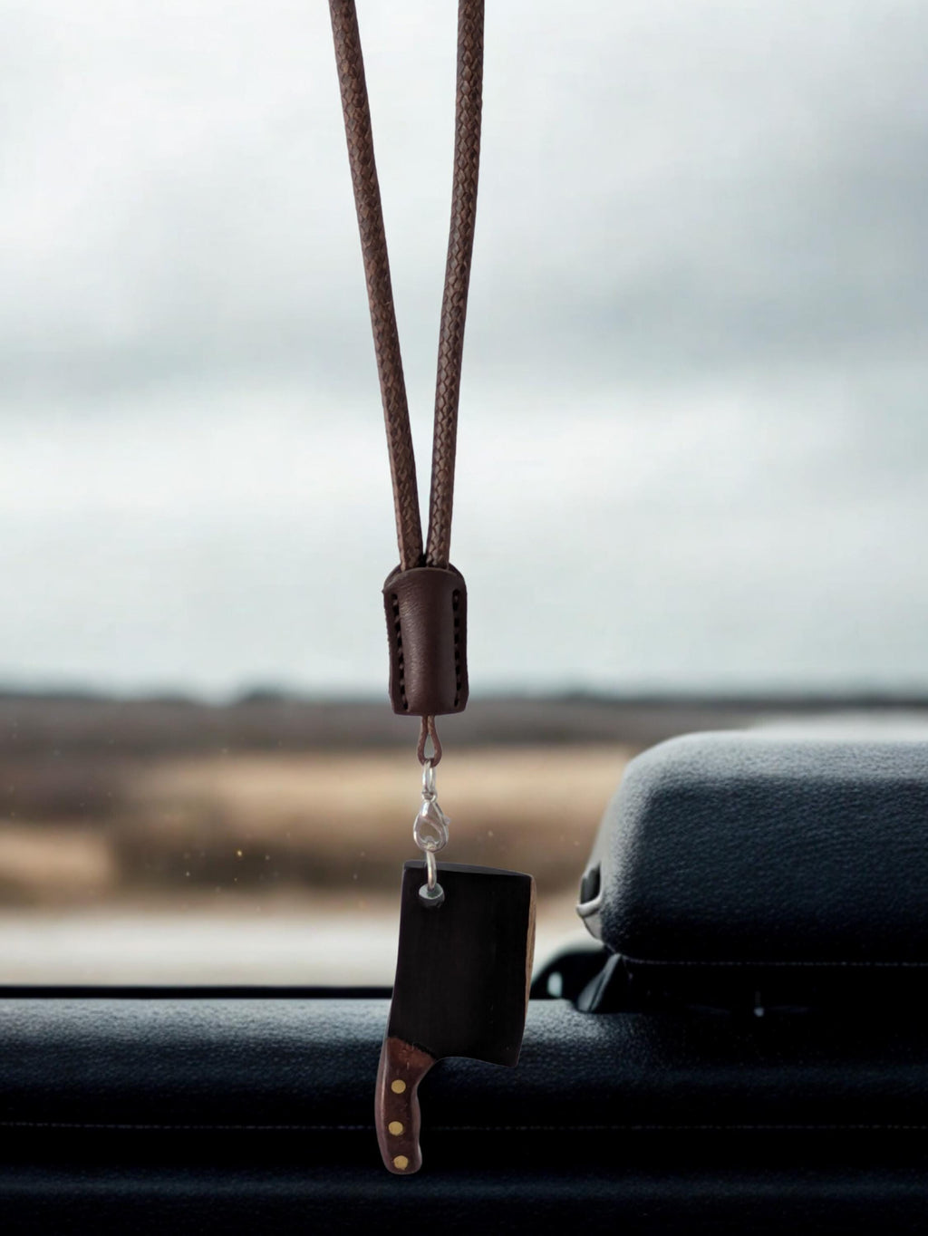 Handmade Mini Wooden Knife Charm | Cute Car Accessory Gift For Her