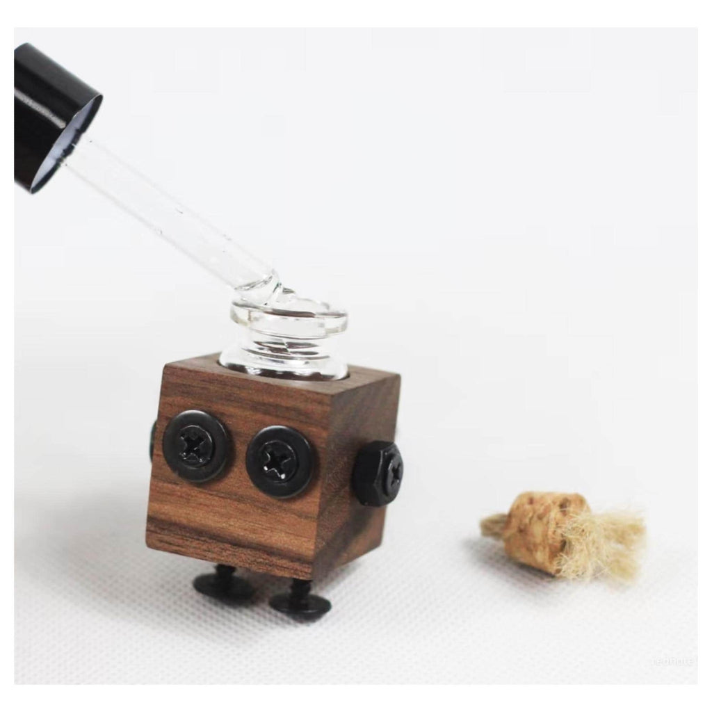 Wooden Steampunk Robot Car Essential Oils Diffuser | Car Accessory