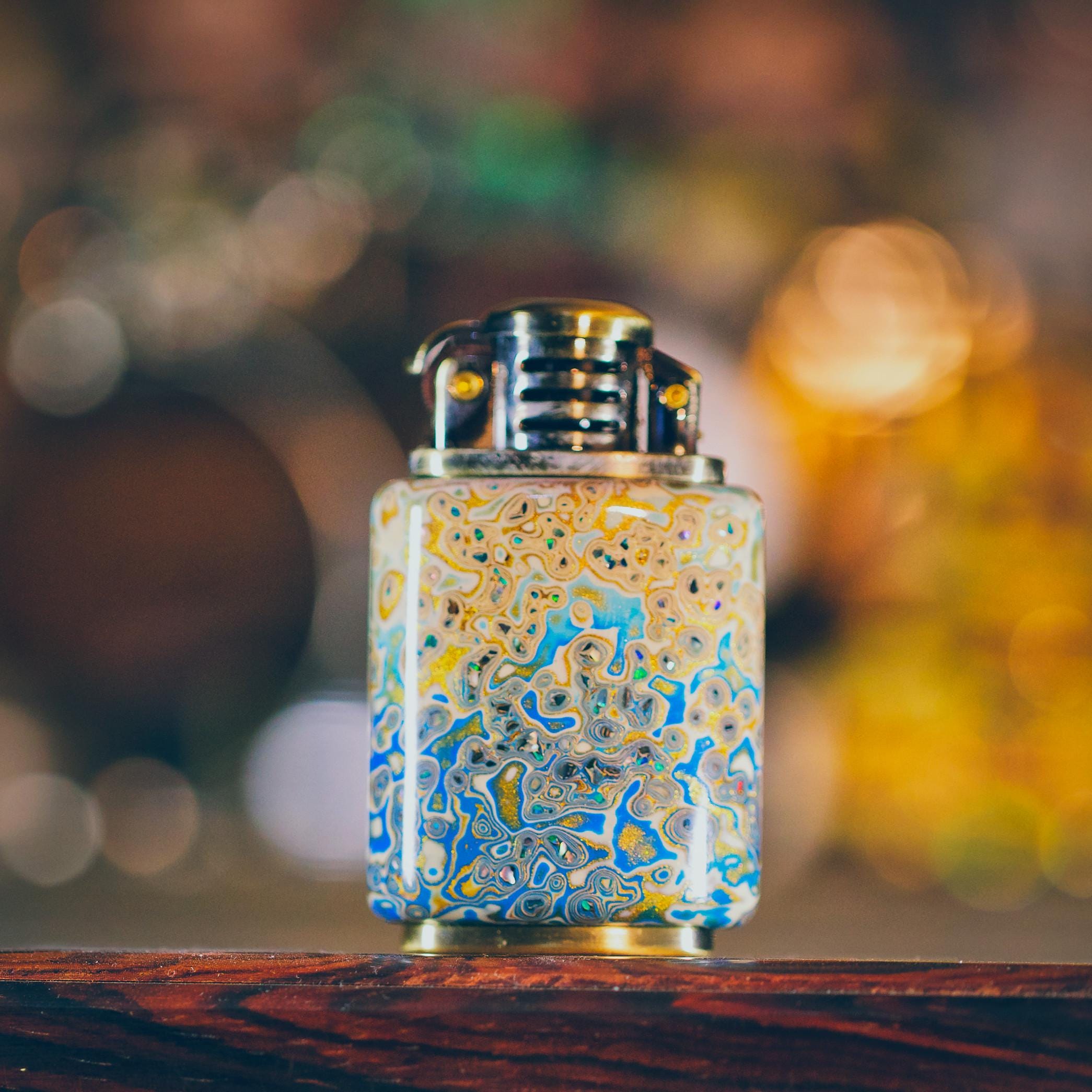 Artisanal Wood Lighter Lacquer Craft