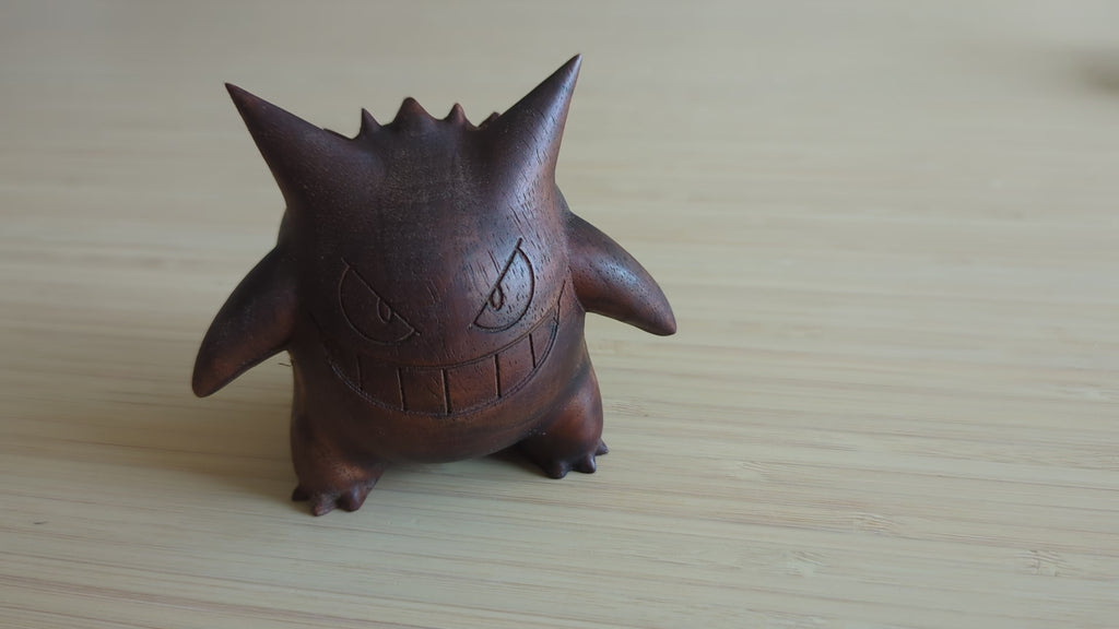 Handmade Wooden Gengar