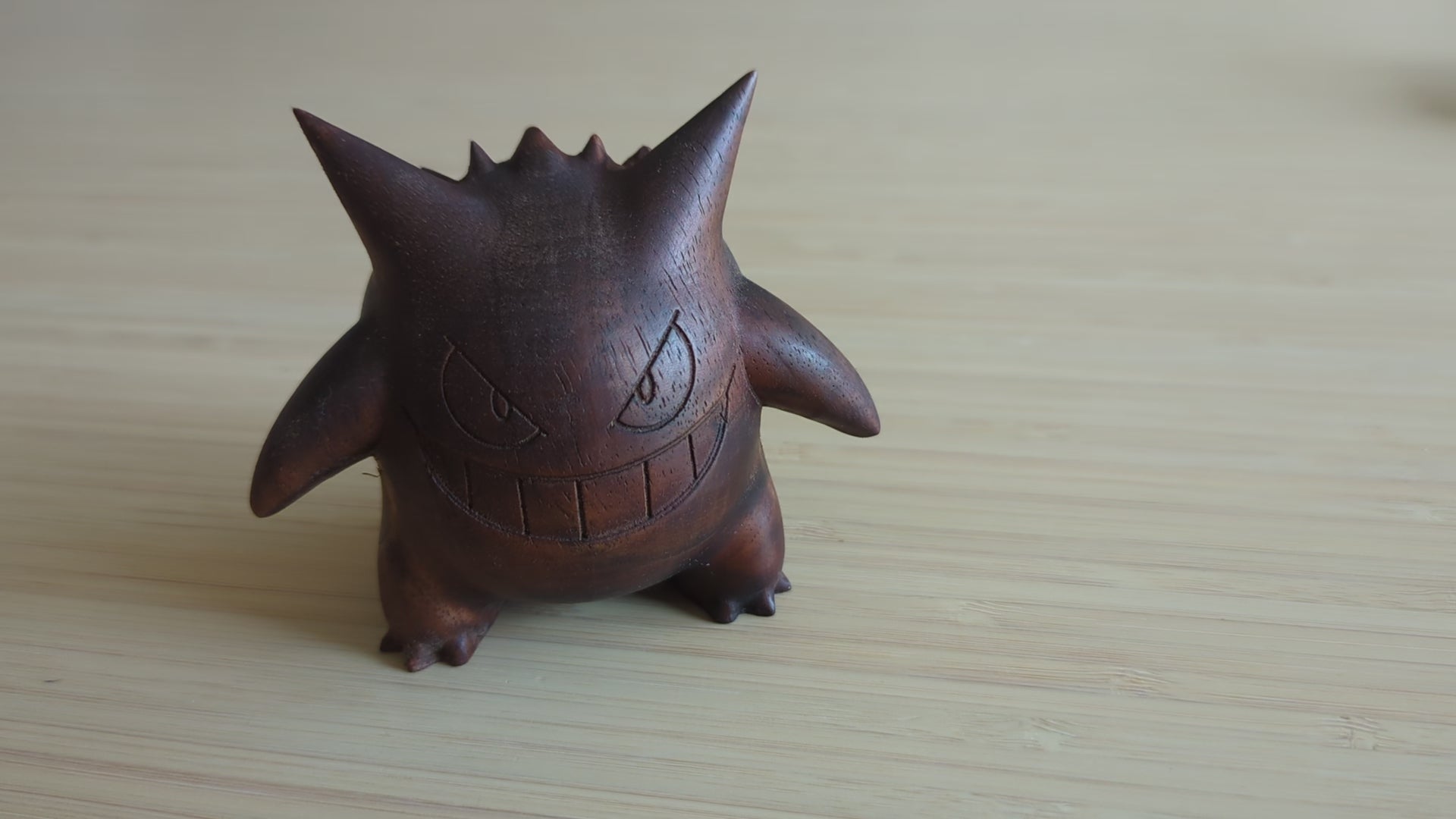 Handmade Wooden Gengar