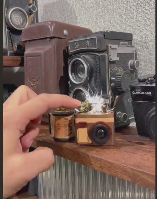 Handcrafted Wooden Camera Lighter